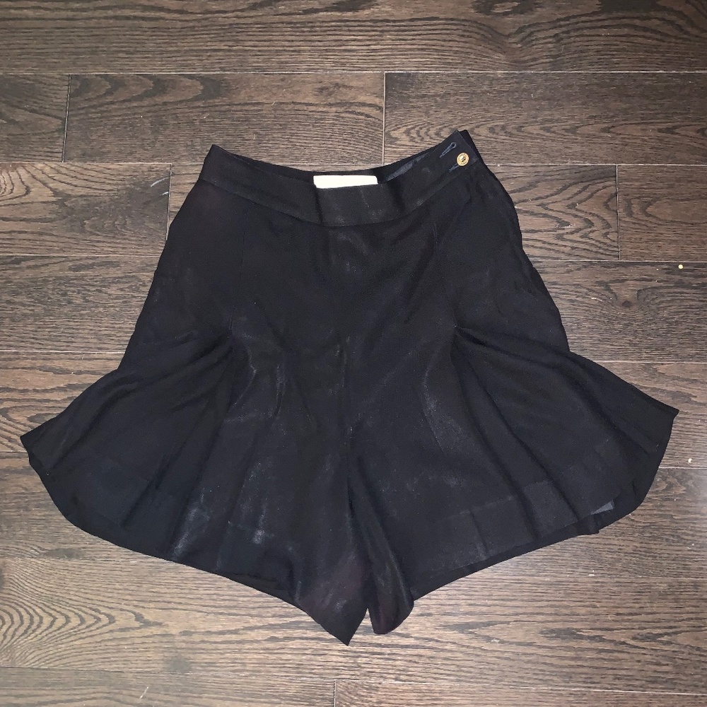 Chanel women's black skort